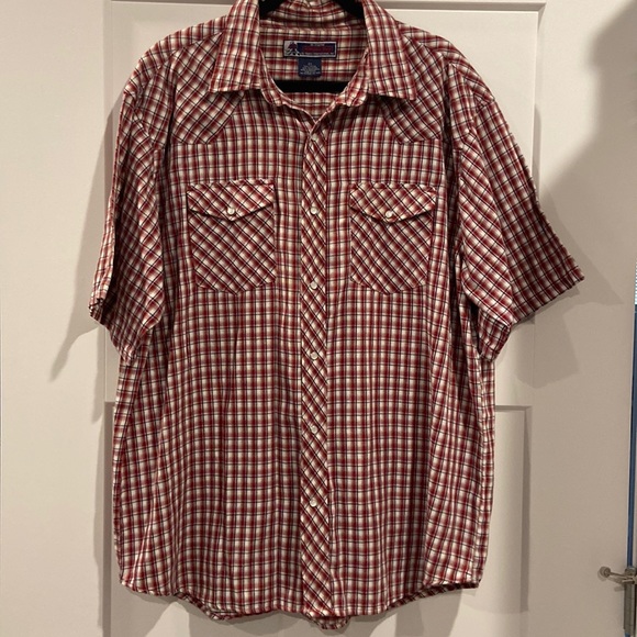 2X An original William Bay by Sapko International, INC short sleeve pearl snap - Picture 1 of 6